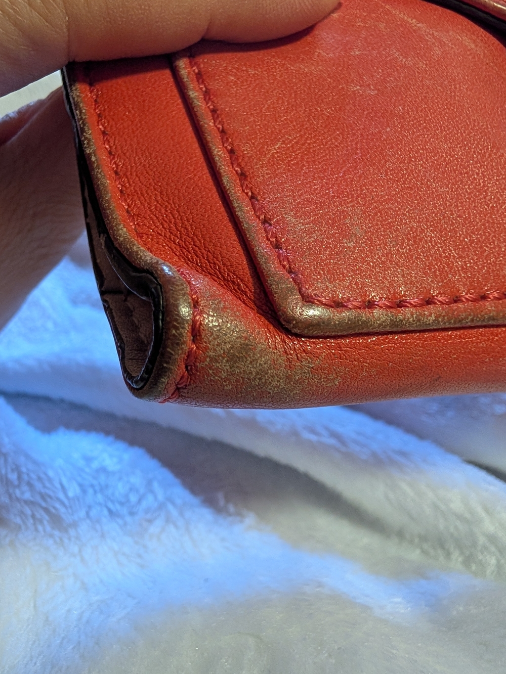 Vintage Y2K Coach Ashley Turnlock Leather Envelope Wallet - Picture 8 of 14